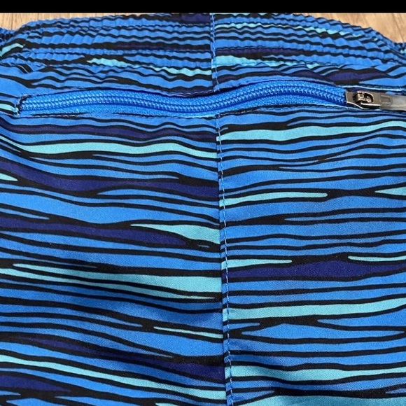 Nike Blue Striped Dri Fit Tempo Running Shorts M - Picture 5 of 8